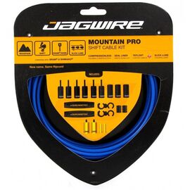 Набор рубашек и тросиков переключения Jagwire Universal Pro Shift Kit, синий, PCK305, изображение  - НаВелосипеде.рф