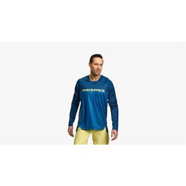 Велоджерси Race Face Diffuse LS Jersey, Navy, RFJB174064, Вариант УТ-00295428: Размер: L, изображение  - НаВелосипеде.рф