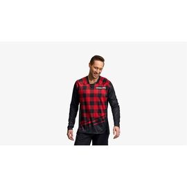 Велоджерси Race Face Diffuse LS Jersey, Rouge, RFJB174034, Вариант УТ-00295430: Размер: L, изображение  - НаВелосипеде.рф