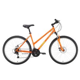 Женский велосипед Stark Luna 26.1 D Steel 26", 2022, HQ-0005207, Вариант УТ-00295459: Рама: 16, Цвет: оранжевый/желтый, изображение  - НаВелосипеде.рф