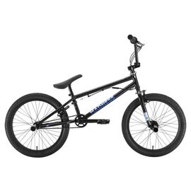 ВМХ велосипед Stark Madness BMX 3 20" 2022, Вариант УТ-00295462: Рама: one size (Рост: 135-175 см), Цвет: чёрный/голубой, изображение  - НаВелосипеде.рф