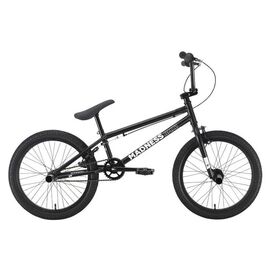 ВМХ велосипед Stark Madness BMX 1 20" 2022, Вариант УТ-00295464: Рама: 9" (Рост: 135-175 см), Цвет: чёрный/белый, изображение  - НаВелосипеде.рф