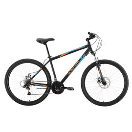 Горный велосипед Black One Onix 27.5 D 27.5" 2022, Вариант УТ-00295470: Рама: 18" (Рост: 167-178 см), Цвет: чёрный/оранжевый/синий, изображение  - НаВелосипеде.рф