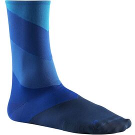 Носки велосипедные MAVIC GRAPHIC STRIPES, бирюзовый, 2020, LC1105700, Вариант УТ-00295488: Размер: 39/42, изображение  - НаВелосипеде.рф