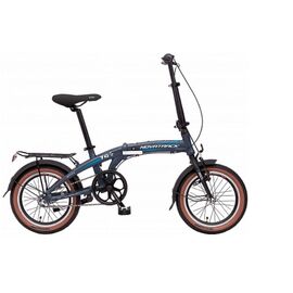 Складной велосипед Novatrack TG-16 16" 2020 , Вариант УТ-00295502: Рама: One size (Рост: 130-170 см), Цвет: Синий, изображение  - НаВелосипеде.рф