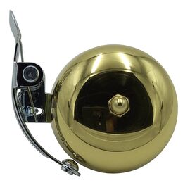 Звонок M-Wave сталь JH-650SS сильный звук защита от дождя "ретро-дизайн" золотист., 6-650, изображение  - НаВелосипеде.рф