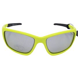 Очки детские AUTHOR, солнцезащитные, 100% защита от UV, зеркальные, ударопрочные, поликарбонат, желтая оправа, 8-9201310, изображение  - НаВелосипеде.рф