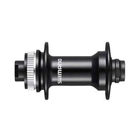 Втулка велосипедная SHIMANO RS470, 32Н, передняя, Center Lock, под ось 12 мм, без оси, OLD 100 мм, черный, EHBRS470BL, изображение  - НаВелосипеде.рф