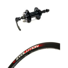 Колесо велосипедное AlexRims EVOLUTION 26", заднее, черный, J18PE-26-13051, изображение  - НаВелосипеде.рф