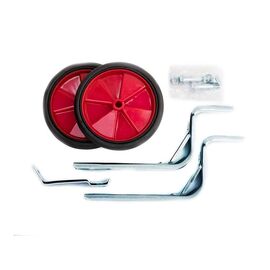 Приставные колеса Vinca Sport, 12"-20", сталь/пластик, красные, HRS 12-20 red, изображение  - НаВелосипеде.рф