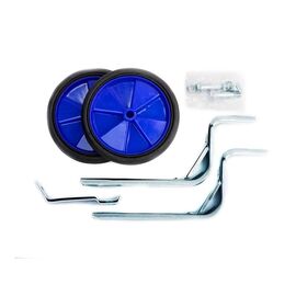 Приставные колеса Vinca Sport, 12"-20", сталь/пластик, синие, HRS 12-20 blue, изображение  - НаВелосипеде.рф