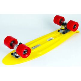 Доска-круизер Vinca Sport, 22,5 мм*6", желтый/красный, DS 01 yellow/red, изображение  - НаВелосипеде.рф