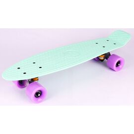 Доска-круизер Vinca Sport, 27 мм*8", минт/фиолетовый, DS 03 mint/violet, изображение  - НаВелосипеде.рф