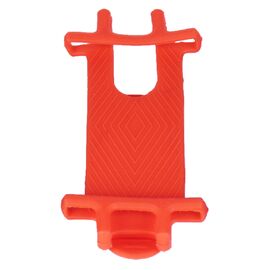 Велодержатель для мобильного телефона Vinca Sport 4"-6", силиконовый, красный, VH 08 red, изображение  - НаВелосипеде.рф