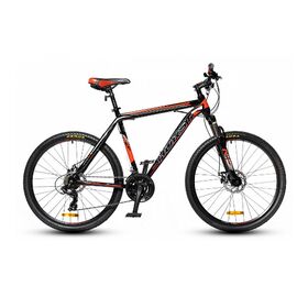 Горный велосипед HORST Stalker 26" 2022, Вариант УТ-00295924: Рама: 15" (Рост: 155-172 см), Цвет: черный/красный, изображение  - НаВелосипеде.рф