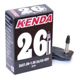 Камера для велосипеда KENDA 26"х1.00-1.5 (26/40-559) узкая спортниппель, 5-511296, изображение  - НаВелосипеде.рф