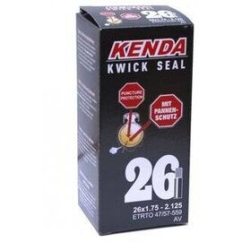 Камера для велосипеда KENDA 26"х1.75-2.125 (47/57-559), антипрокольная, авто ниппель, 5-518910, изображение  - НаВелосипеде.рф