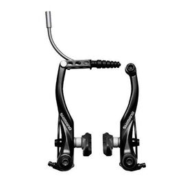 Тормоз велосипедный Shimano Alivio T4000, передний, V-Brake, колодки S65T, черный, EBRT4000FX43XLP, изображение  - НаВелосипеде.рф