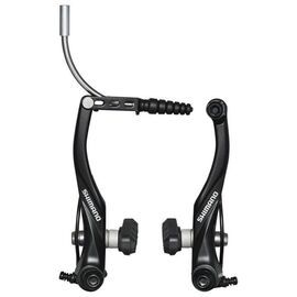 Тормоз велосипедный Shimano Alivio T4000, V-Brake, задний, колодки S65T, черный, EBRT4000RX43XLP, изображение  - НаВелосипеде.рф