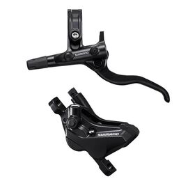 Тормоз велосипедный Shimano BL-M4100/BR-MT420 j-kit, левый/передний, полимерные колодки, 1000 мм, EMT4204JLFPRA100, изображение  - НаВелосипеде.рф