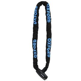 Замок велосипедный OXFORD GP Chain 8 M, цепной, на ключ, чёрный, LK104, изображение  - НаВелосипеде.рф