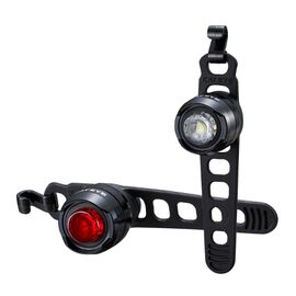 Комплект фонарей Cat Eye SL-LD160, передний, задний, F/R ORB FRONT&REAR, BLACK, CE8900212, изображение  - НаВелосипеде.рф