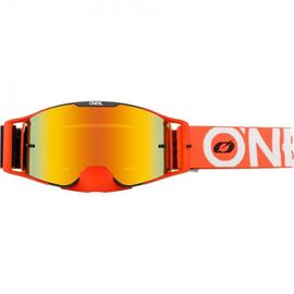 Маска велосипедная O'Neal A**B-30 Goggle BOLD, black/orange - radium red, 6027-100, изображение  - НаВелосипеде.рф