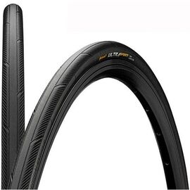 Покрышка велосипедная CONTINENTAL Ultra Sport III, 700x25, 25-622, road, wire bead, 180 tpi, 350 g, black, RA365070025, изображение  - НаВелосипеде.рф