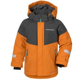 Куртка детская зимняя DIDRIKSONS LUN KID'S JKT, оранжевый, 503825, Вариант УТ-00298712: Размер: 100 , изображение  - НаВелосипеде.рф