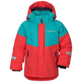 Куртка детская зимняя DIDRIKSONS LUN KID'S JKT, красный коралл, 503825, Вариант УТ-00298714: Размер: 100 , изображение  - НаВелосипеде.рф