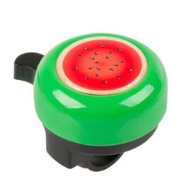 Велозвонок M-WAVE Watermelon Bella 3D, арбуз, 55 мм, пластик/сталь, 420138, изображение  - НаВелосипеде.рф