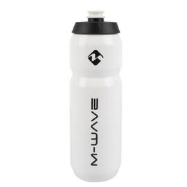 Велобутылка M-WAVE PBO-750, 0,75 л, белая, 340422, изображение  - НаВелосипеде.рф
