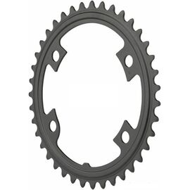 Звезда велосипедная SHIMANO 105, для FC-R7000, передняя, 34T-MS, черный, Y1WV34000, изображение  - НаВелосипеде.рф