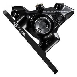 Калипер гидравлический Shimano Dura-Ace R9270, передний, flat mount, адаптер 140/160 мм, колодки L03A, IBRR9270F6RF, изображение  - НаВелосипеде.рф