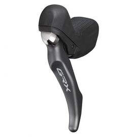 Шифтер/тормозная ручка SHIMANO GRX ST-RX810, левый, под регулируемый подседельный штырь, трос+оплетка, ISTRX810LAIP, изображение  - НаВелосипеде.рф