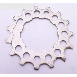 Звезда велосипедная SHIMANO, задняя, 15 зубов, для CS-6800 11-25/28, 12-25Т, серебристый, Y1Y915000, изображение  - НаВелосипеде.рф