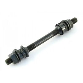 Ось велосипедная Vinca Sport, передняя, 3/8"х140мм, сталь, с гайками, VO 306F, изображение  - НаВелосипеде.рф