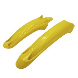 Крылья велосипедные STELS XGNB-009-1, комплект, 14"-16",  пластик, желтый, 610255, изображение  - НаВелосипеде.рф