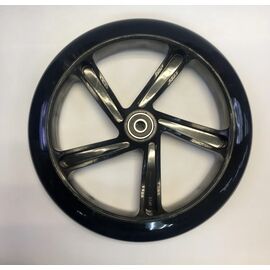 Колесо для самоката Vinca Sport, полиуретан, ABEC 9, 200 мм, черное, SC 200 black, изображение  - НаВелосипеде.рф