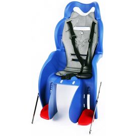 Детское велокресло Vinca Sport Sanbas, на раму, синее с черной накладкой, HTP 930 Sanbas blue/black, изображение  - НаВелосипеде.рф