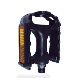 Педали велосипедные Vinca Sport, 96x85 мм, ось 9/16", пластик, черные, VP 828 black OEM, изображение  - НаВелосипеде.рф