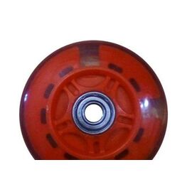 Колесо для самоката Sun Color, светящееся, полиуретан, 75 мм, оранжевое, SC 03 OR, изображение  - НаВелосипеде.рф