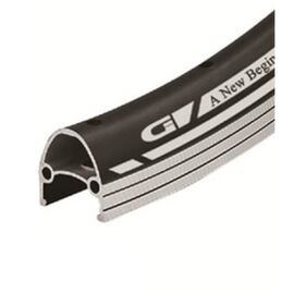Обод велосипедный Vinca Sport 27,5", 36H*14G, двойной, алюминиевый, черный, GJD 27,5 (36H) black, изображение  - НаВелосипеде.рф