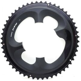 Звезда велосипедная SHIMANO 105, для FC-R7000, передняя, 50T-MS, черный, Y1WV98010, изображение  - НаВелосипеде.рф