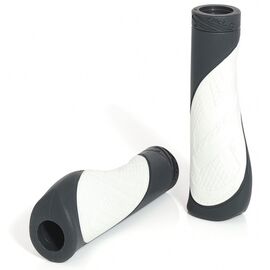 Грипсы велосипедные XLC Bar Grips Comfort bo GR-S17, white/grey, 2501586903, изображение  - НаВелосипеде.рф