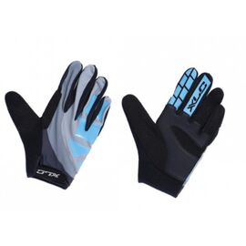 Велоперчатки XLC Full finger glove Enduro grey\blue, 2500148043, Вариант УТ-00297954: Размер: XS (2500148040), изображение  - НаВелосипеде.рф