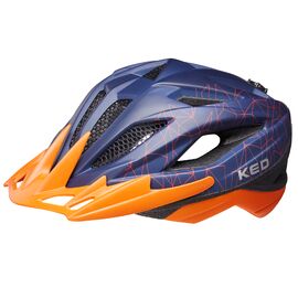 Шлем велосипедный KED Street Junior MIPS, детский, Blue Orange, 2020, Вариант УТ-00298181: Размер: М (53-58 см), изображение  - НаВелосипеде.рф