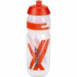 Фляга велосипедная XLC WB-K03 Drink bottle, 750ml, transparent/red, 2503231500, изображение  - НаВелосипеде.рф