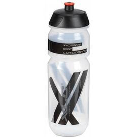 Фляга велосипедная XLC WB-K03 Drink bottle, 750ml, transparent/black, 2503231800, изображение  - НаВелосипеде.рф