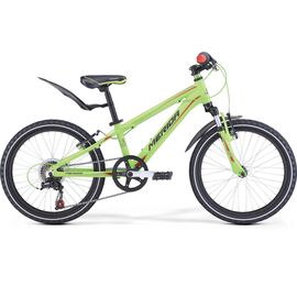 Подростковый велосипед Merida Matts J20 Boy 20" 2017, Вариант УТ-00298218: Рама: one size (Рост: 135-150 см), Цвет: Blue/Green/Black, изображение  - НаВелосипеде.рф